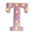 thumbnail image 3 of Clearance! PALIFEUR Pink LED Marquee Letters Light, Light Up Letters Sign for Party, Family Gatherings, Confessions & Proposal Scenes, Weddings, Led Letter Lights Decor, 3 of 4