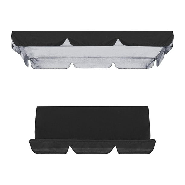 Silla de exterior con protección solar, asiento de relajación para jardín, impermeable, diseño plegable, estilo moderno, para patio, playa, portátil, duradera, fácil de montar, material sintético, re