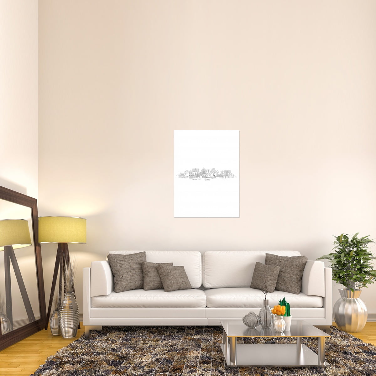 Global GalleryAvery Tillmon Nordic Village III Giclee Stretched Canvas Artwork 18 x 24