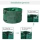 thumbnail image 2 of Bolsa de jardinería a prueba de agua, bolsa de basura de jardín reutilizable plegable Pp, bolsa de basura de jardín a prueba de lágrimas (1 pieza) Feliz Sencillez, 2 of 5