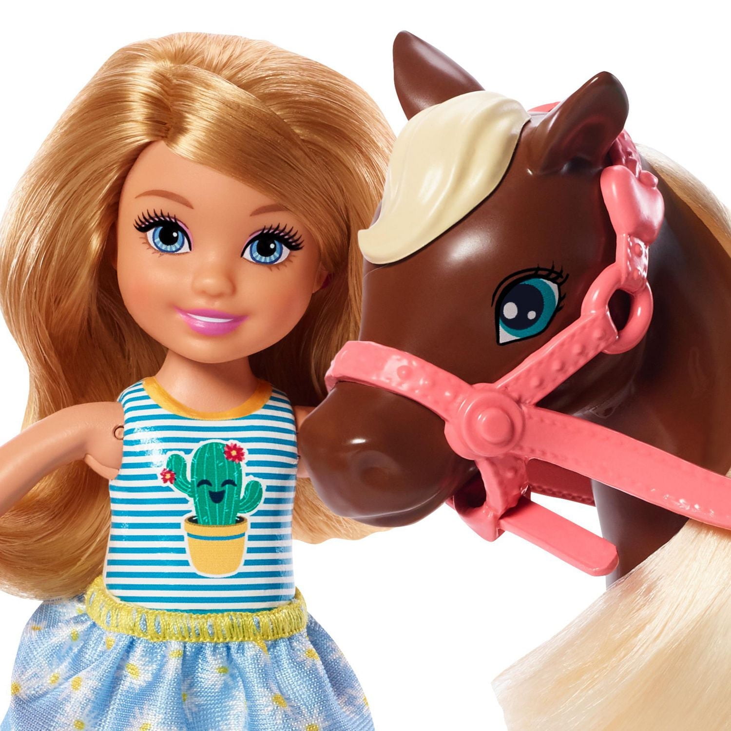 ​Barbie Club Chelsea Doll and Horse, 6-inch Blonde, Wearing Fashion and Accessories, Gift for 3 to 7 Year Olds​​