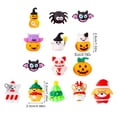 thumbnail image 3 of 10Pcs Christmas Halloween Pencil Caps Chewing-proof Silicone Pencil Tip Protector Christmas Stocking Fillers for Student, 3 of 9