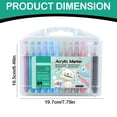 thumbnail image 3 of Clearance on Sale 12Pcs Stacking Crayons Stackable Buildable Crayons Pencils Writing Click Pen Portable Signing Pen Portable Cute Multi-function for Note-Taking, College Supplies, 3 of 8