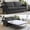 Dark Gray-Style 2, variant on Puremind Pull Out Sofa Bed with Mattress, Queen Size Sleeper Sofa with Pull Out Couch for Apartments/Small Space, Cognac Tan