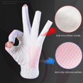 thumbnail image 4 of Sports Cycling Golf Gloves Ladies Open Finger Left And Right Hands Gloves, 4 of 6