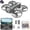 Gray#3121, variant on RuiJiao Remote Control Drone with Dual Camera, Altitude Hold, Headless Mode, One Key Start, 3 Speeds, Obstacle Avoidance, ABS Toys Gifts for Boys Kids