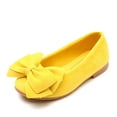 thumbnail image 4 of ATOGUTA Girls Shoes Bow Hollow Out Non-slip Princess Shoes Flats, 4 of 5