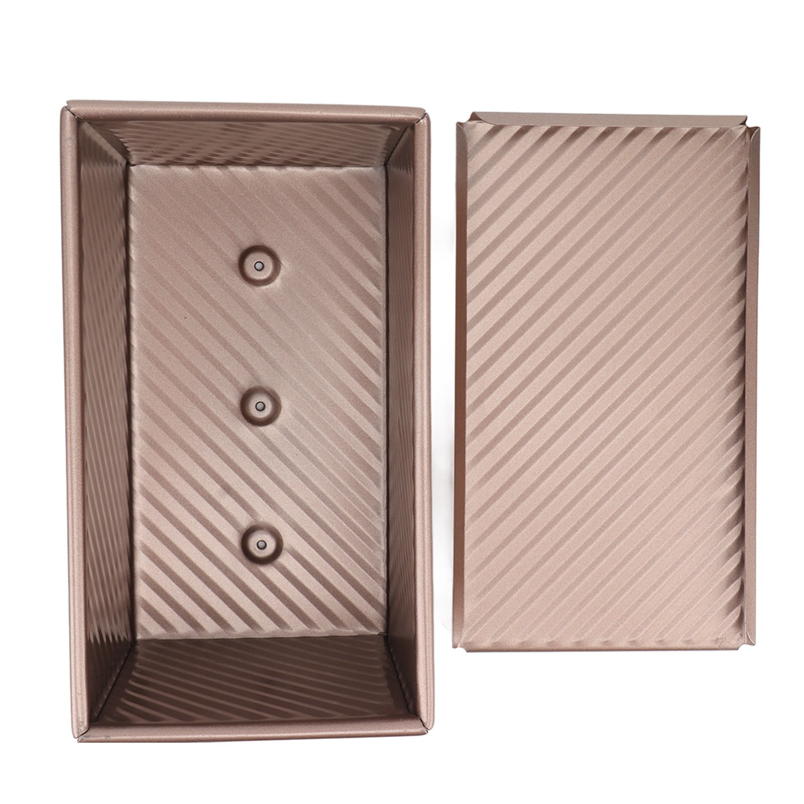 Loaf Pan, Thoughtful Bottom Air Vents Non Stick Bakeware Mould Even Heat With Lid For Kitchen