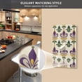 thumbnail image 5 of Yayeee Toggle Light Switch Wall Plate 1-Gang 4.5"x2.7" Home Decorative Outlet Cover, Beige Floral Pattern, 5 of 7