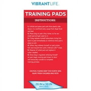 Vibrant Life, Puppy Pads Extra Large 5-Layer Leakproof Pet Training Pads 7.36 in x 7.56 in 30 Count (1 Pack)