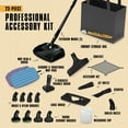 thumbnail image 4 of McCulloch MC1385 Deluxe Canister Steam Cleaner, 2-Hour Runtime, Chemical-Free, 23 Accessories: Mop Head, Brushes & More, 4 of 5