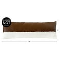 thumbnail image 4 of Sweet Jojo Designs Boho Faux Leather Ivory Brown Body Pillow Cover Case 54x20 (Pillow Not Included), 4 of 5