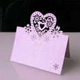 thumbnail image 5 of 50Pcs Heart Shape Wedding Name Cards Table Number Cards For Table Setting Weddings Engagement Christmas Dinner Parties, 5 of 9