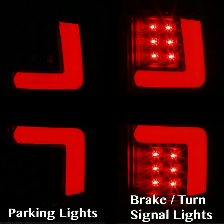 Rear Driver & Passenger Side LED Tail Lights Assembly Compatible