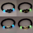 thumbnail image 4 of CIYISON Stylish Charm Bracelet Luminous Quality Resin Cat Hand Chain Comfortable to Wear, 4 of 21