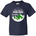 thumbnail image 3 of Inktastic Grandma's Hiking Buddy with Mountains and Trees Youth T-Shirt, 3 of 5