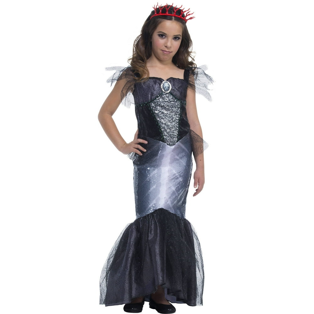 Girl Dark Siren, Size Large Halloween Costume