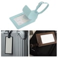 thumbnail image 5 of Unique Bargains 1 Pc Reusable Luggage Tag for Travelling Light Blue Polyurethane, 5 of 5