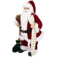 thumbnail image 3 of Northlight Standing Santa Claus with List Christmas Figure - 24", 3 of 5