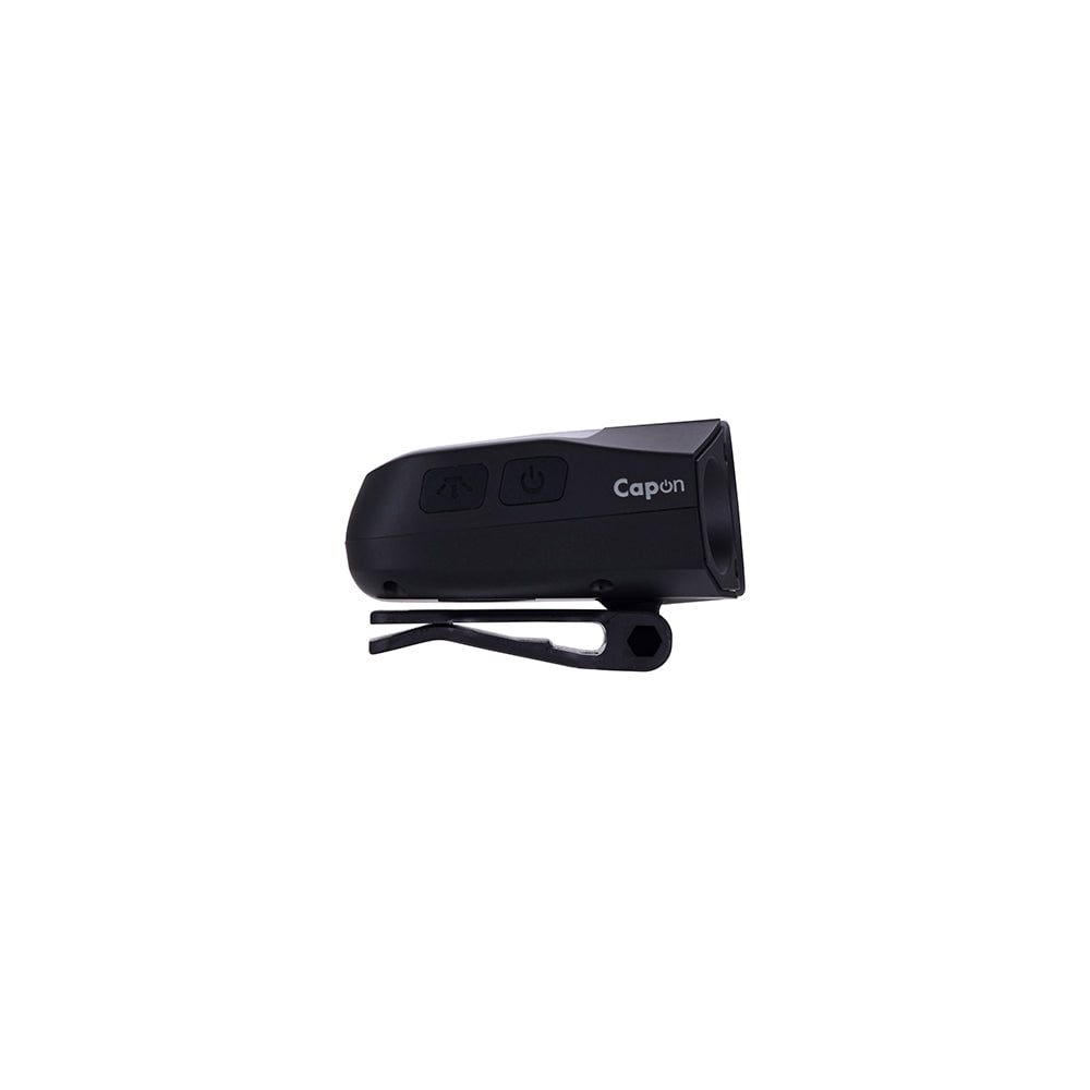Claymore Capon 200H (Black) - LED Rechargeable Clip-On Cap Headlamp, Lightweight Hat Light for Camping, Running, Hiking, Emergency & Industrial Use, Waterproof, USB-C, 55 Hours of Battery Life.