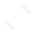 thumbnail image 1 of Cateissary Soporte para tazas de 6 ganchos de hierro negro/blanco, percha colgante para baño, organizador de cocina, estante para puerta de blanco 2Conjunto, 1 of 6