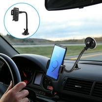 GETAJGHSD 1Set Black Plastic Gooseneck Car Suction Cup Phone Holder for Driving Navigation