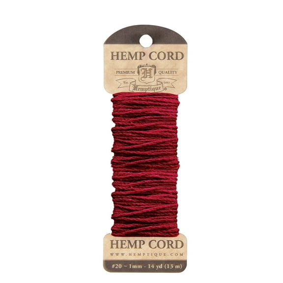 Hemptique #20 Hemp Twine Long Mini Cards for Arts & Crafts