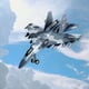 thumbnail image 3 of Modelo de avión Diecast Pull Back Fighter Sunnimix Su 35 gris, 3 of 8