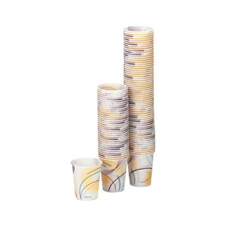 SOLO Paper Water Cups, Waxed, 5 oz.,100/Pack