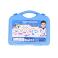 thumbnail image 3 of FELTECHELECTR Juego de herramientas de doctor para niños, juego de simulación, juego de rol, estetoscopio médico con maletín para niños pequeños, niños y niñas (azul), 3 of 7
