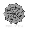 thumbnail image 2 of Posavasos Tela Araña Mantel Individual Manteles Fiesta Halloween Ahuecada, 2 of 9