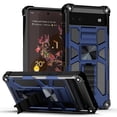 thumbnail image 1 of Cass Creations Case Compatible for Google Pixel 7, Military Grade Armor Case Hybrid Kickstand Phone Cover - Blue, 1 of 4