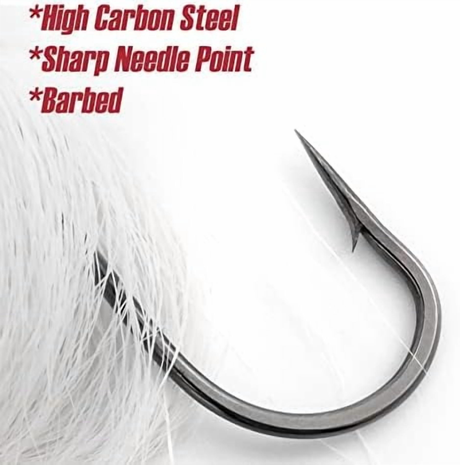 3 Pack Bucktail Jig Lure Hair Jig Saltwater Freshwater Lures Surf Fishing Bass Flounder Striper Bluefish Halibut Redfish