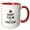 Red/White, variant on 3drose, Keep Calm Im a Doctor - Dr and Proud - Funny Medical Profession Gift, 11oz Two-tone Red Mug