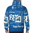 thumbnail image 5 of Bingfone Happy New Year 2024 (4) Men'S Drawstring Hoodie Long Sleeve Pocket Sweatshirts-X-Large, 5 of 9