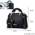 thumbnail image 4 of Bolso de mano de moda para mujer, bandolera de diseñador de lujo de piel sintética, tipo cartera, tipo mensajero, tipo cartera con diseño de gato, 4 of 5