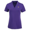 thumbnail image 2 of Women's Cutter & Buck Heather Purple LSU Tigers Vintage Logo Forge Heathered Stretch Blade Top, 2 of 3