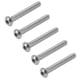 thumbnail image 5 of 50 tornillos de cabeza de botón de acero galvanizado M4 para instrumentos clasificados Electronics2802-0004-0030, 5 of 9