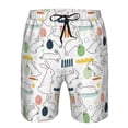 thumbnail image 3 of Saiise Easter Rabbit Print Men's Swim Trunks Hawaiian Bathing Suit Swimsuits Beach Shorts with Pockets-XX-Large, 3 of 6