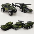 thumbnail image 4 of Shisuyan 5pcs Mini Military Vehicles Models Alloy Car Model Mini Diecast Car Toys, 4 of 8
