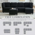 thumbnail image 6 of SEENYOO 113.39" Lounge Sofa, Sectional Sofas for Living Room, U-Shaped 6-Seat Modular Sectional with Chaise & Storage Ottoman, Freely Combinable Convertible Sofa, 6 of 14