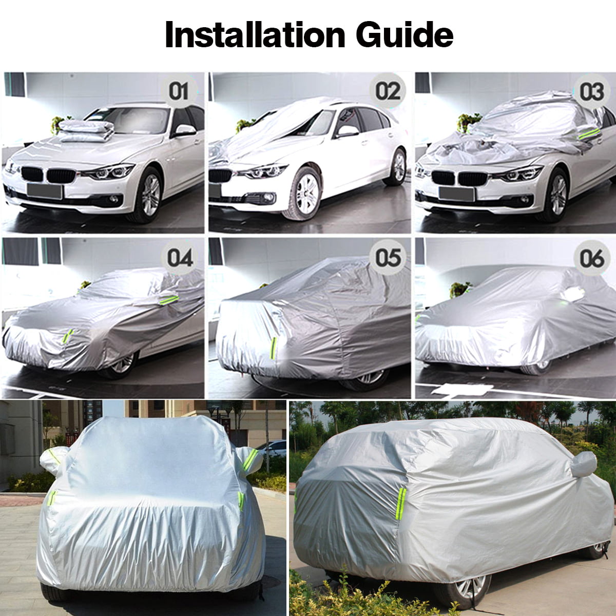 190T Car Cover SUV Protection Cover Waterproof All Weather