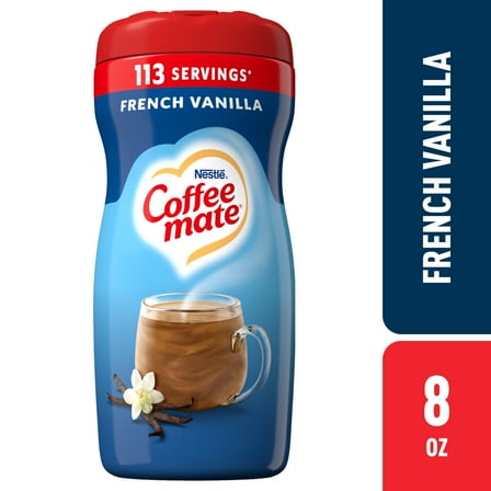 Coffee mate French Vanilla Flavored Powdered Coffee Creamer, Non Dairy Creamer 8 oz