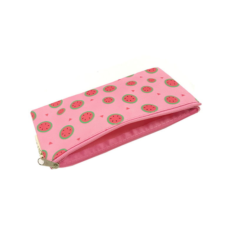 Wrapables Large Capacity Pencil Case, Portable Pencil Pouch for Stationery Office Supplies Green