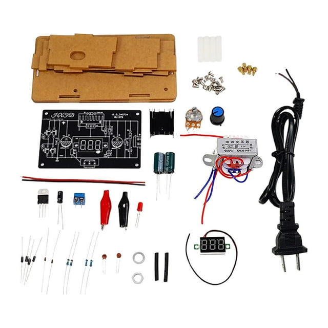 Kit de regulador de voltaje ajustable Kit de práctica de soldadura de soldadura de aprendizaje de Electronics de ensamblaje fácil para principiante