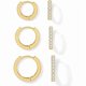 thumbnail image 1 of Chenchen 3 Pairs Small Hoop Earrings Tiny Cartilage Earrings for Women Cubic Zirconia Earrings Huggie Hoop Ear Piercing Earrings for Men 8mm 10mm 12mm, 1 of 1
