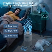 AIRFIRE Air Purifiers for Home 975sq.ft HEPA Air Purifiers with APP for Bedroom, Pollen, Wildfire/Smoke, Pet Dander&Odor, Dust,AP203, White,2026 New