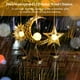 thumbnail image 4 of Campanas de viento solares LED Campanas de viento solares para colgar al aire libre Luz de noche bla CACAGOO Tipo 1, 4 of 7