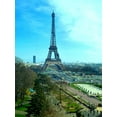 thumbnail image 2 of Ghanooni, Sarah  25x32 White Modern Wood Framed Museum Art Print Titled - Eiffel Tower Skies, 2 of 4