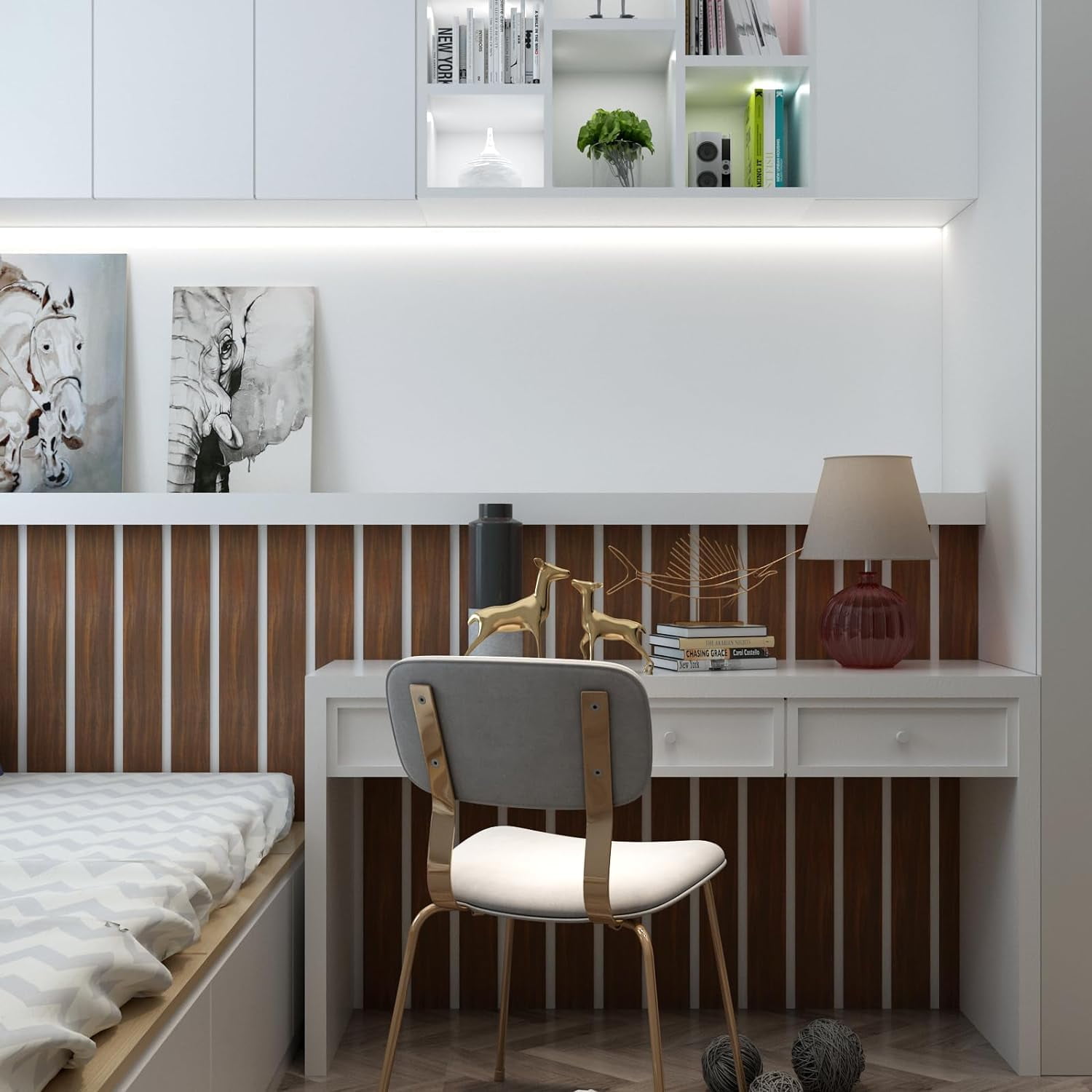Wallpaper Border Home Ceiling Self Adhesive Brown Waterproof Wallpaper Border Door Kitche Frame Decoration for Bathroom Living Room Kitchen Wall 3.9inch by 5meters